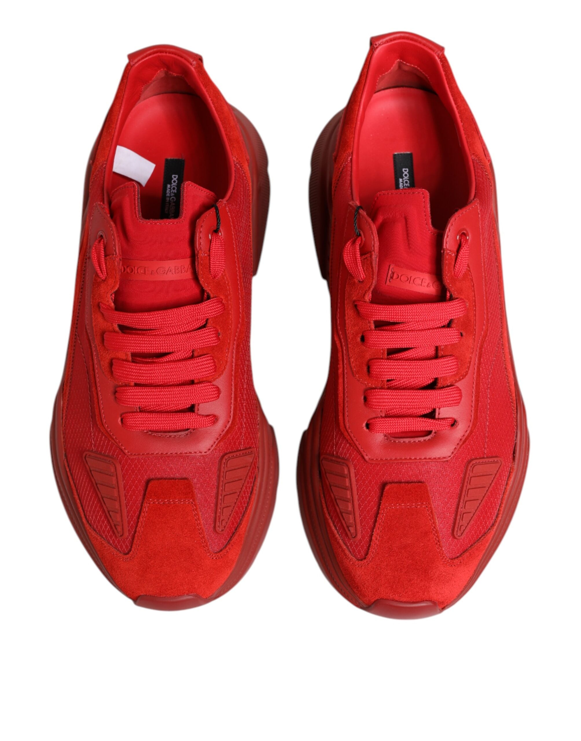 Red Leather Daymaster Low Top Sneakers Shoes