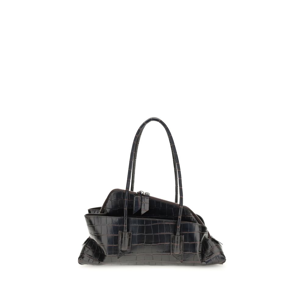 Black Calf Leather Bos Taurus Shoulder Bag