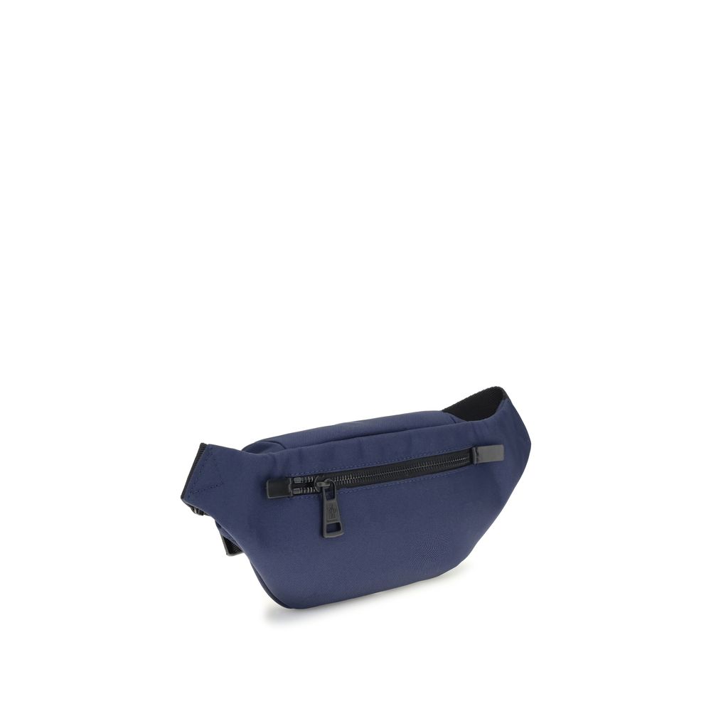 Blue Nylon Clutch Bag