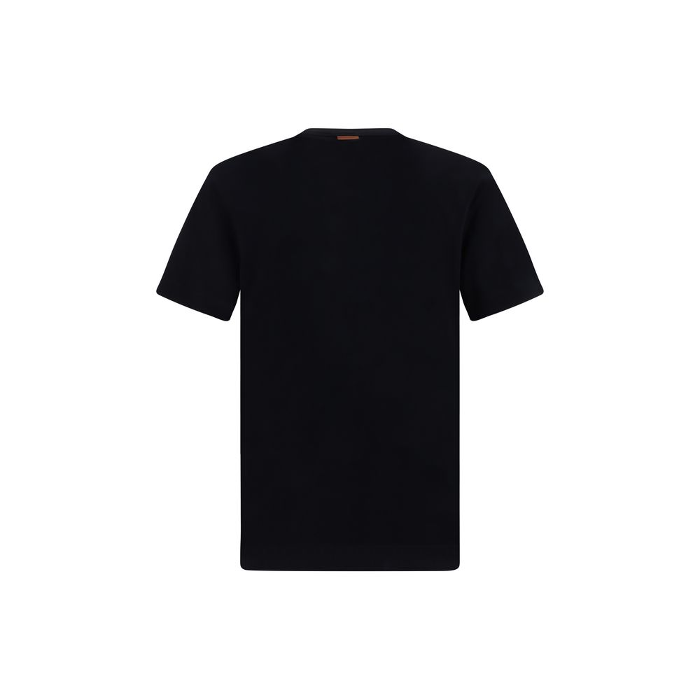 Black Cotton T-Shirt