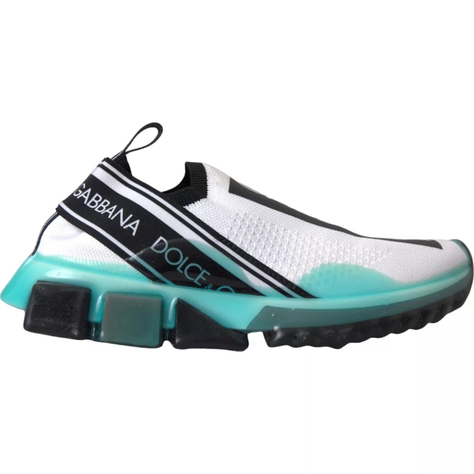 Black White Blue Slip On Sorrento Sneakers