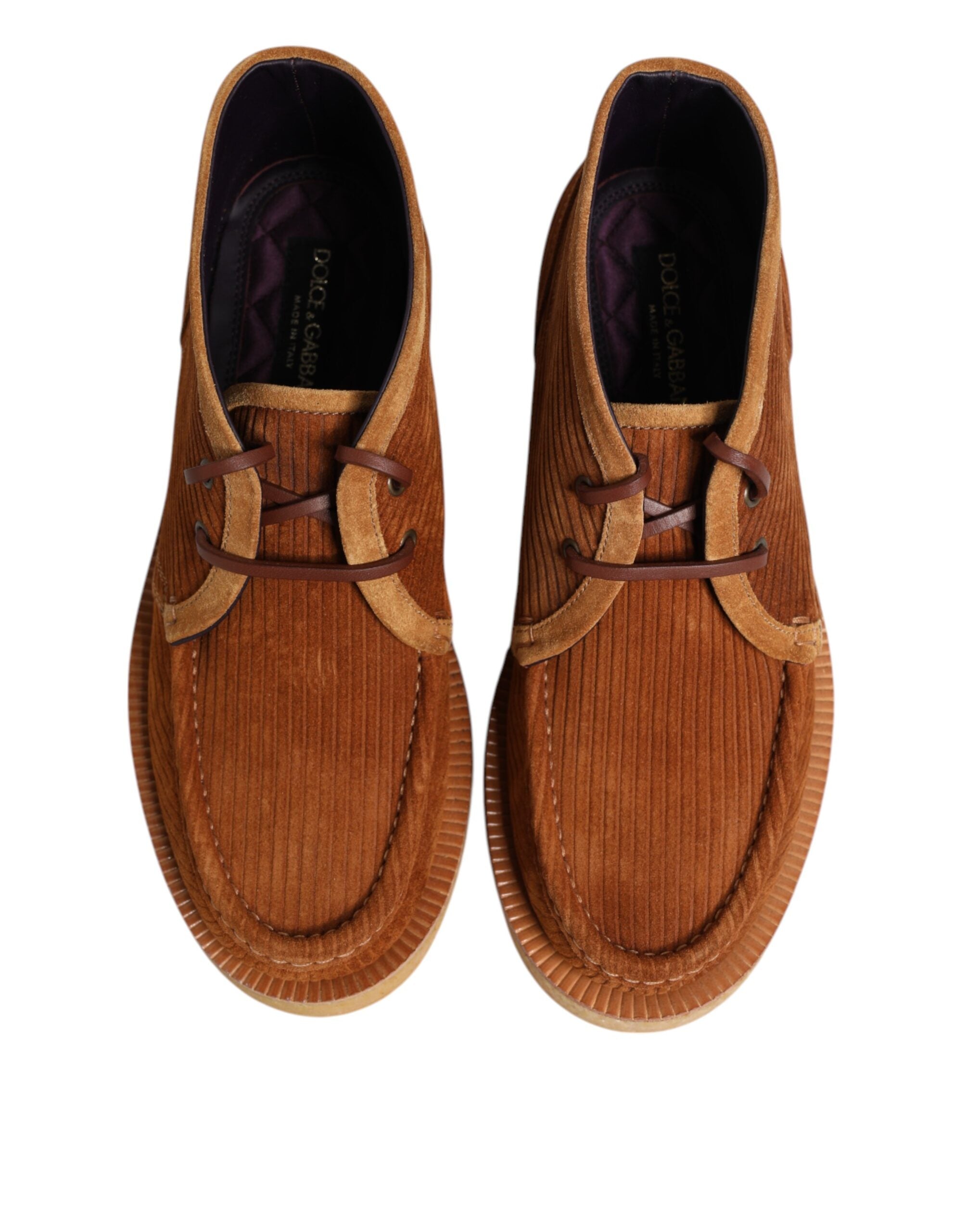 Brown Suede Nubuck Leather Desert Ankle Boots Shoes