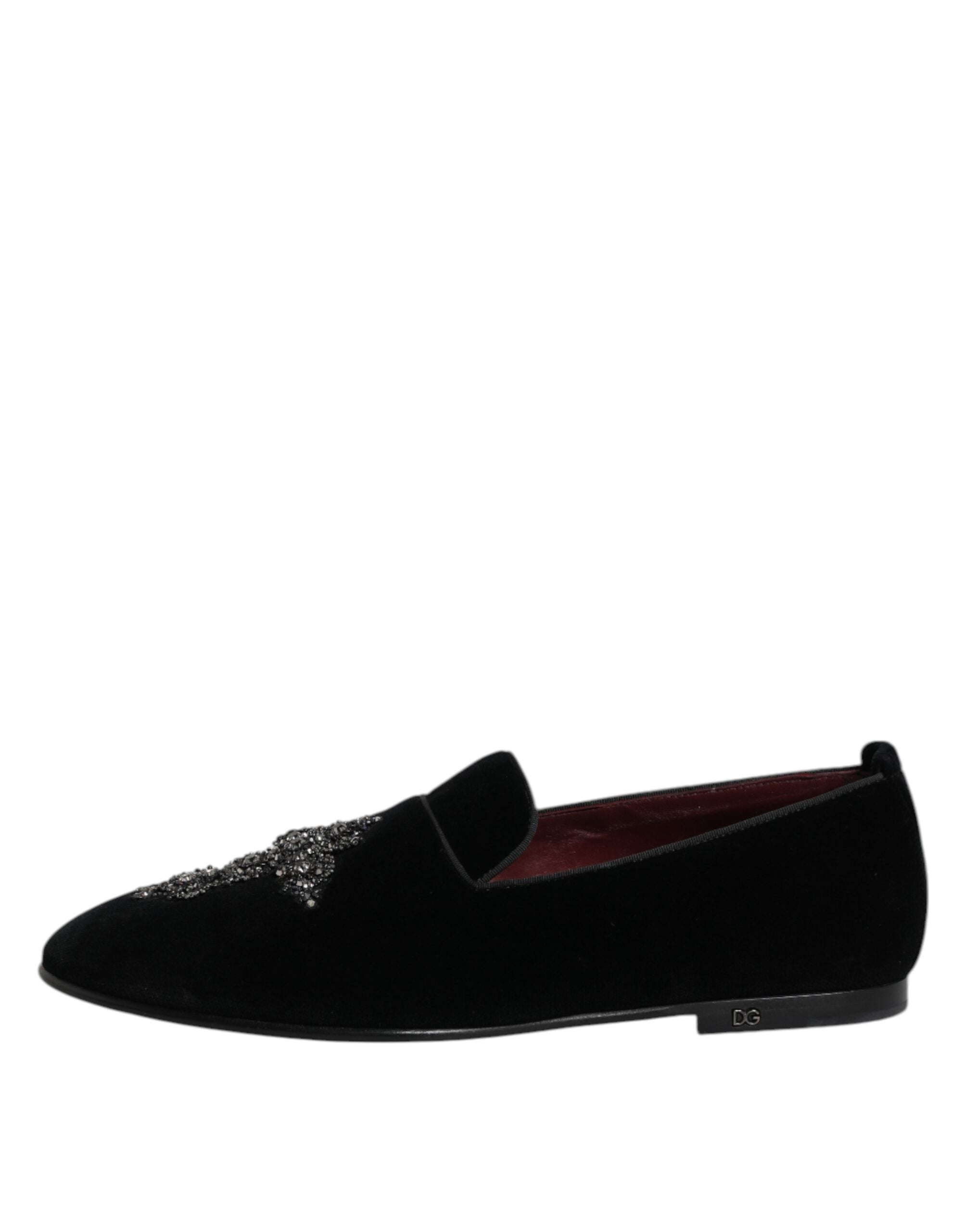 Black Suede Cross Slip On Loafers Dress Shoes