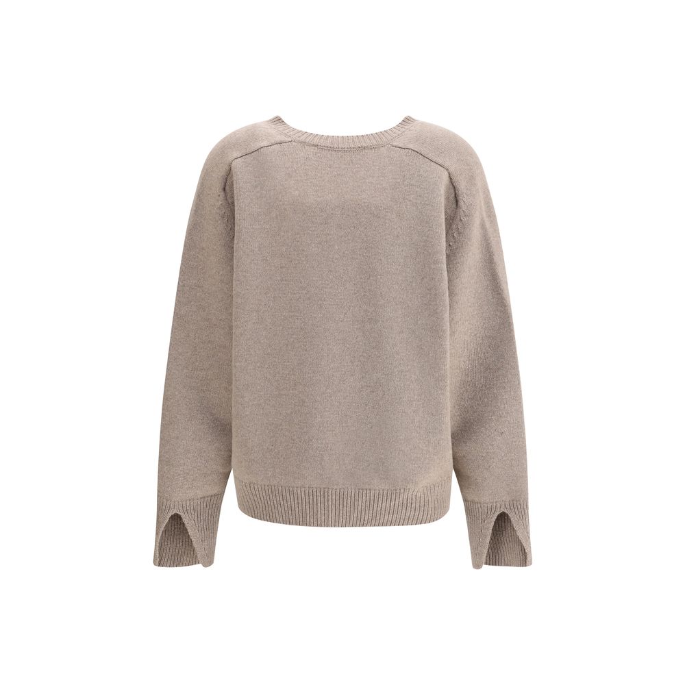 Beige Wool Sweatshirt