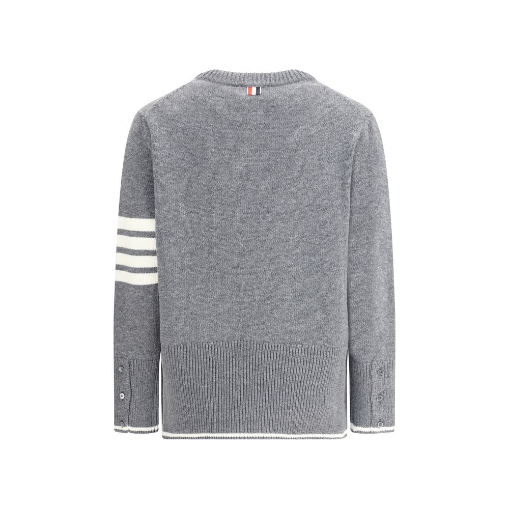 Gray Fleece Wool Sweatshirt