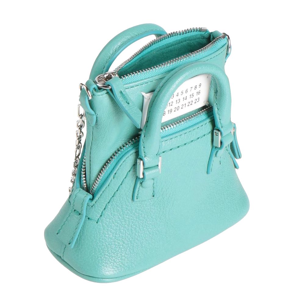 Blue Goatskin Crossbody Bag