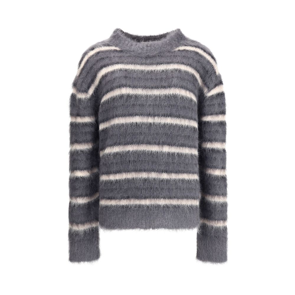 Gray Mohair Sweatshirt