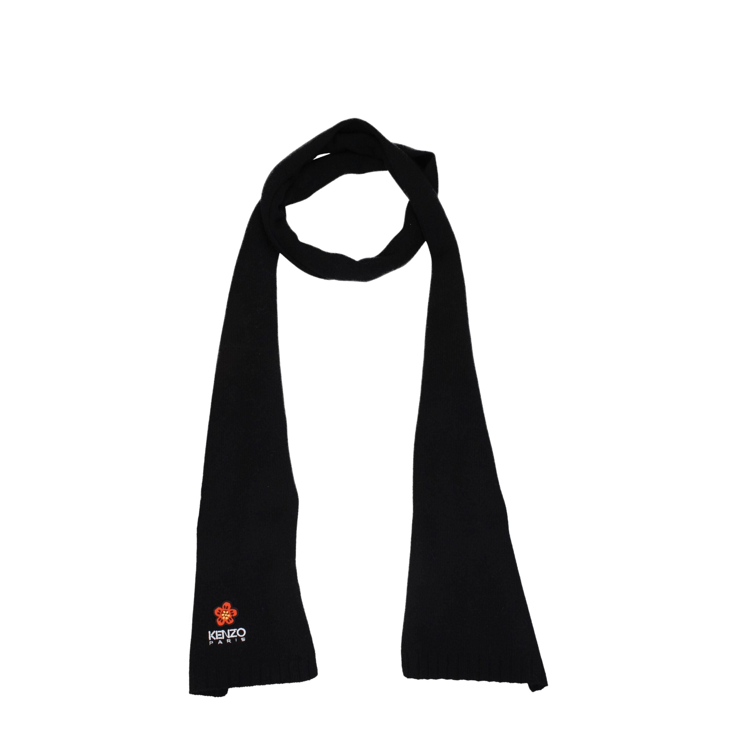 Black Wool Scarf