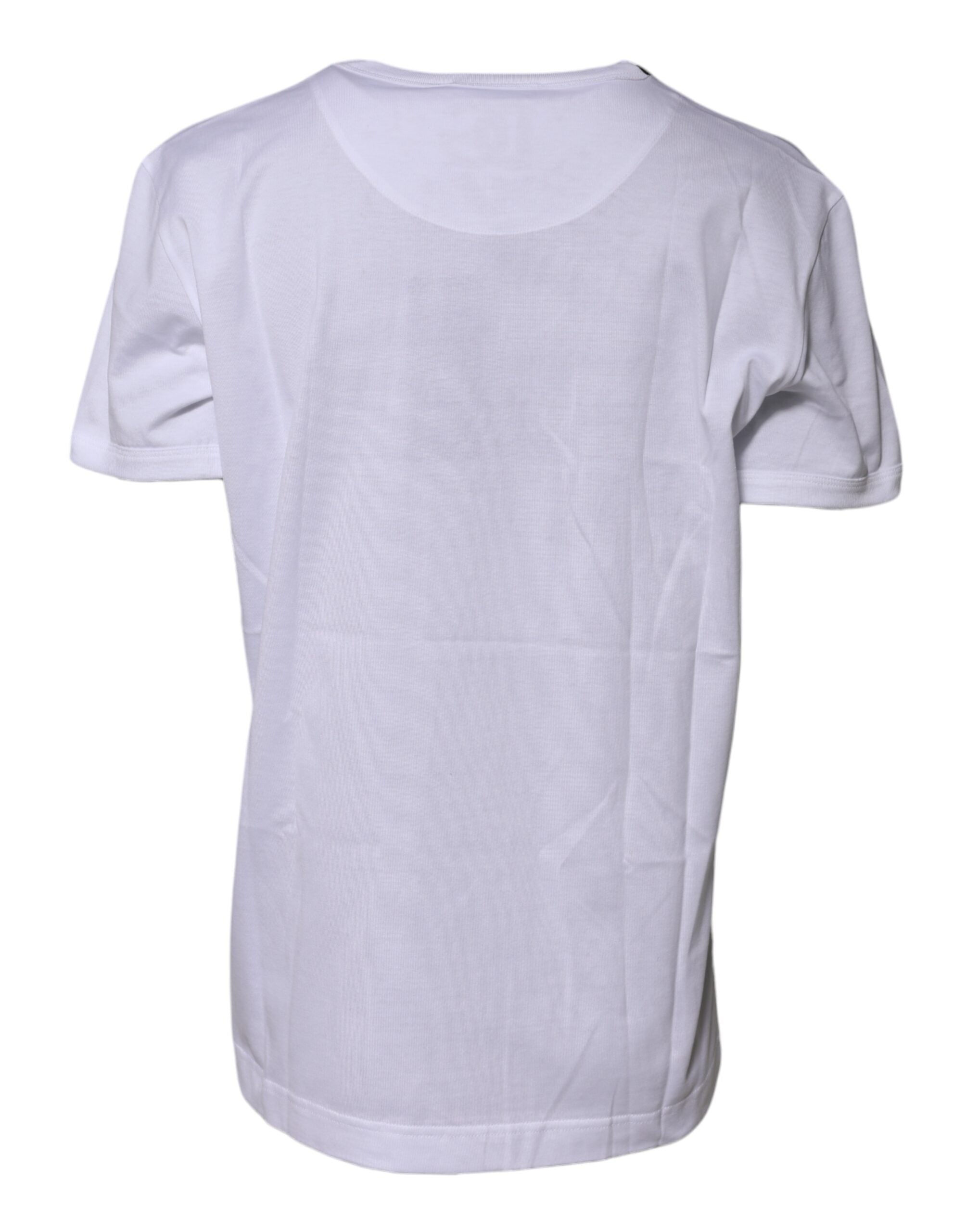 White Cotton Goodluck 2022 Crew Neck T-shirt