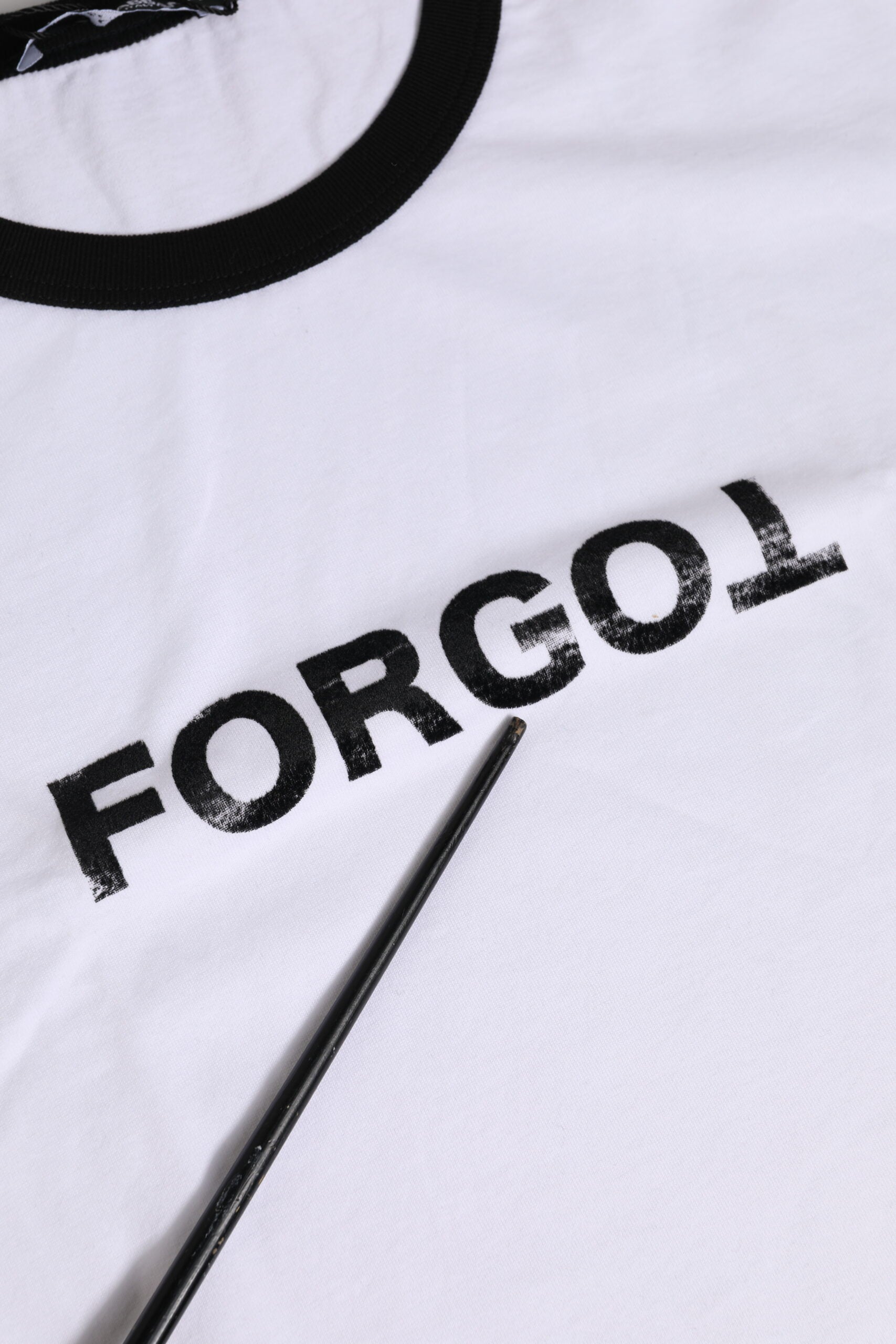 White Cotton Crew Neck Cropped Top T-shirt