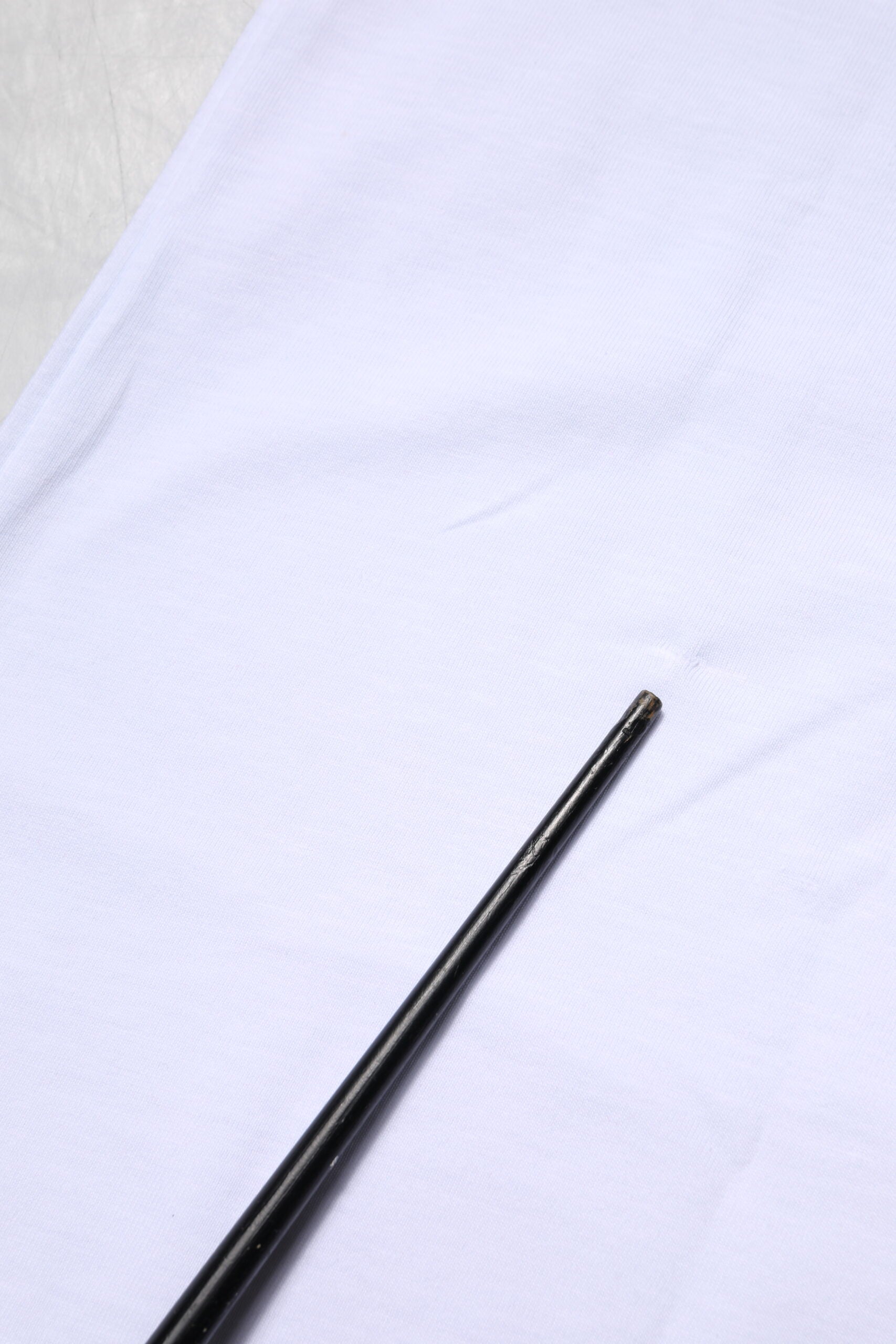 White Cotton Goodluck 2023 Crew Neck T-shirt