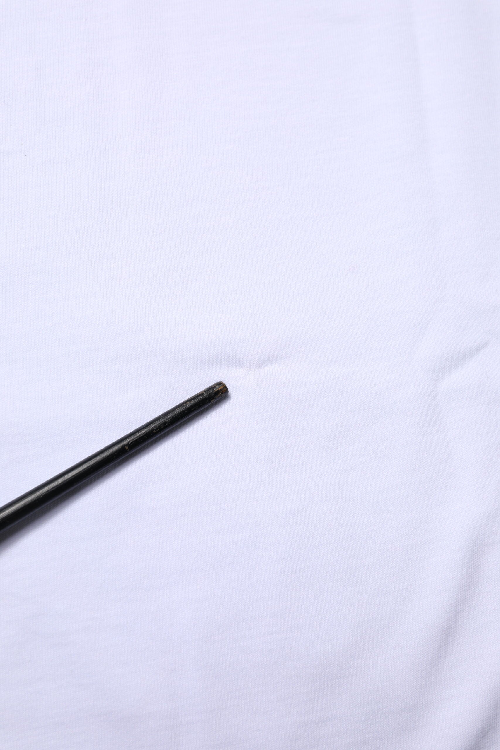 White Cotton Goodluck 2023 Crew Neck T-shirt