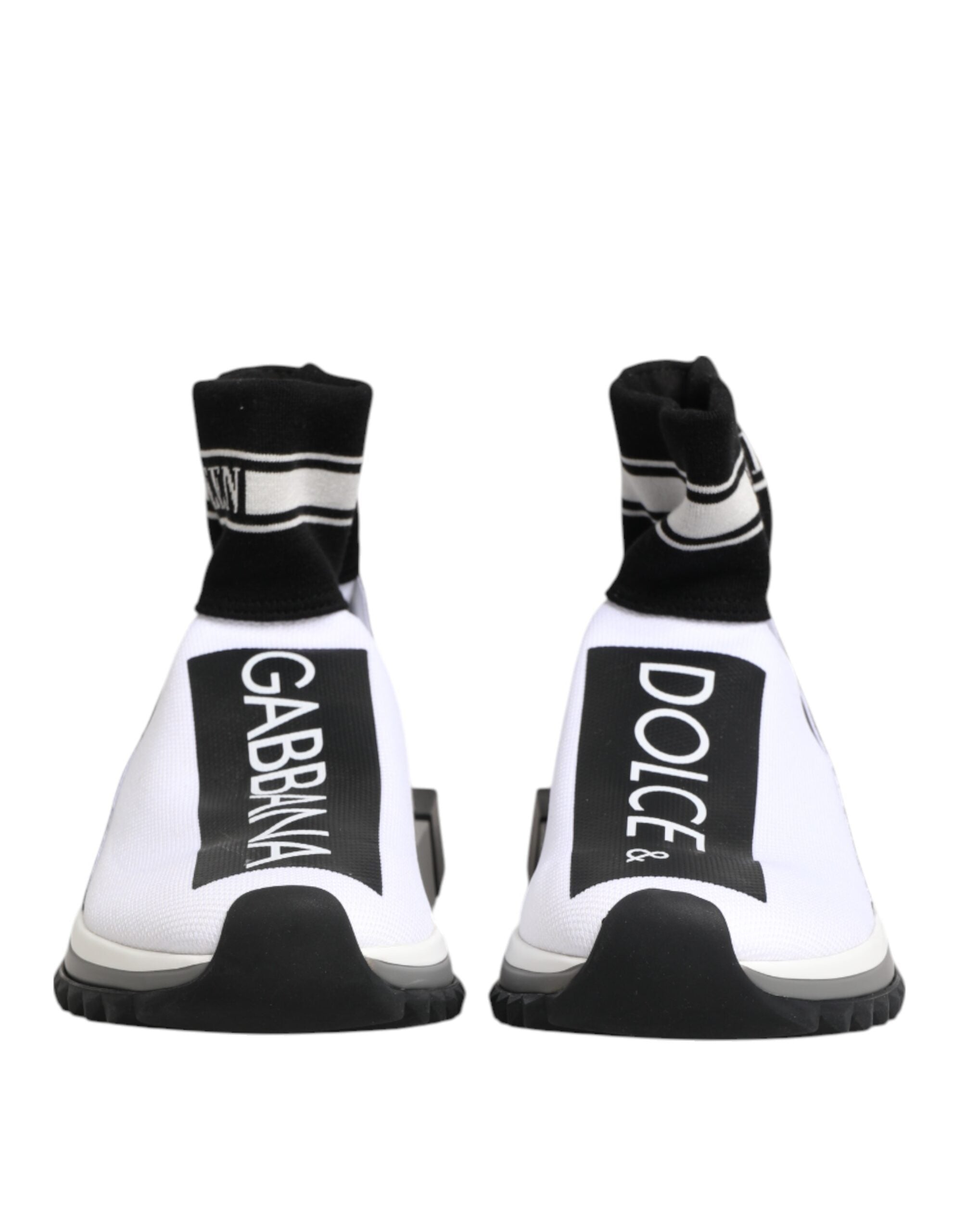 White Black Sorrento Socks Sneakers Shoes