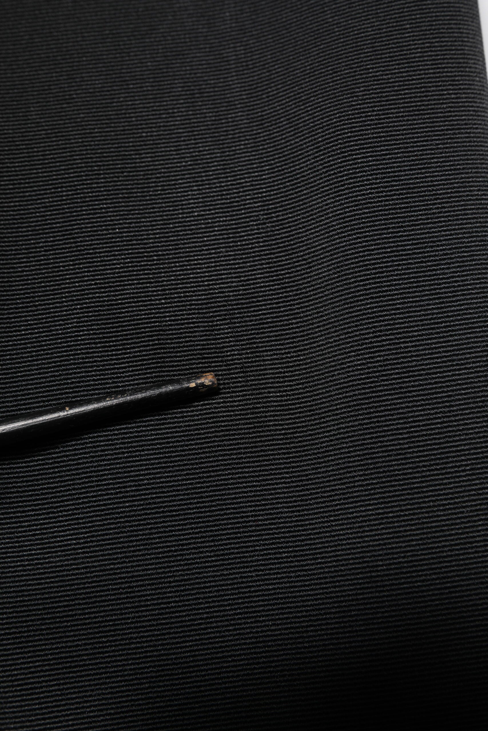 Black Acetate HighWaist Tapered Trouser Pants