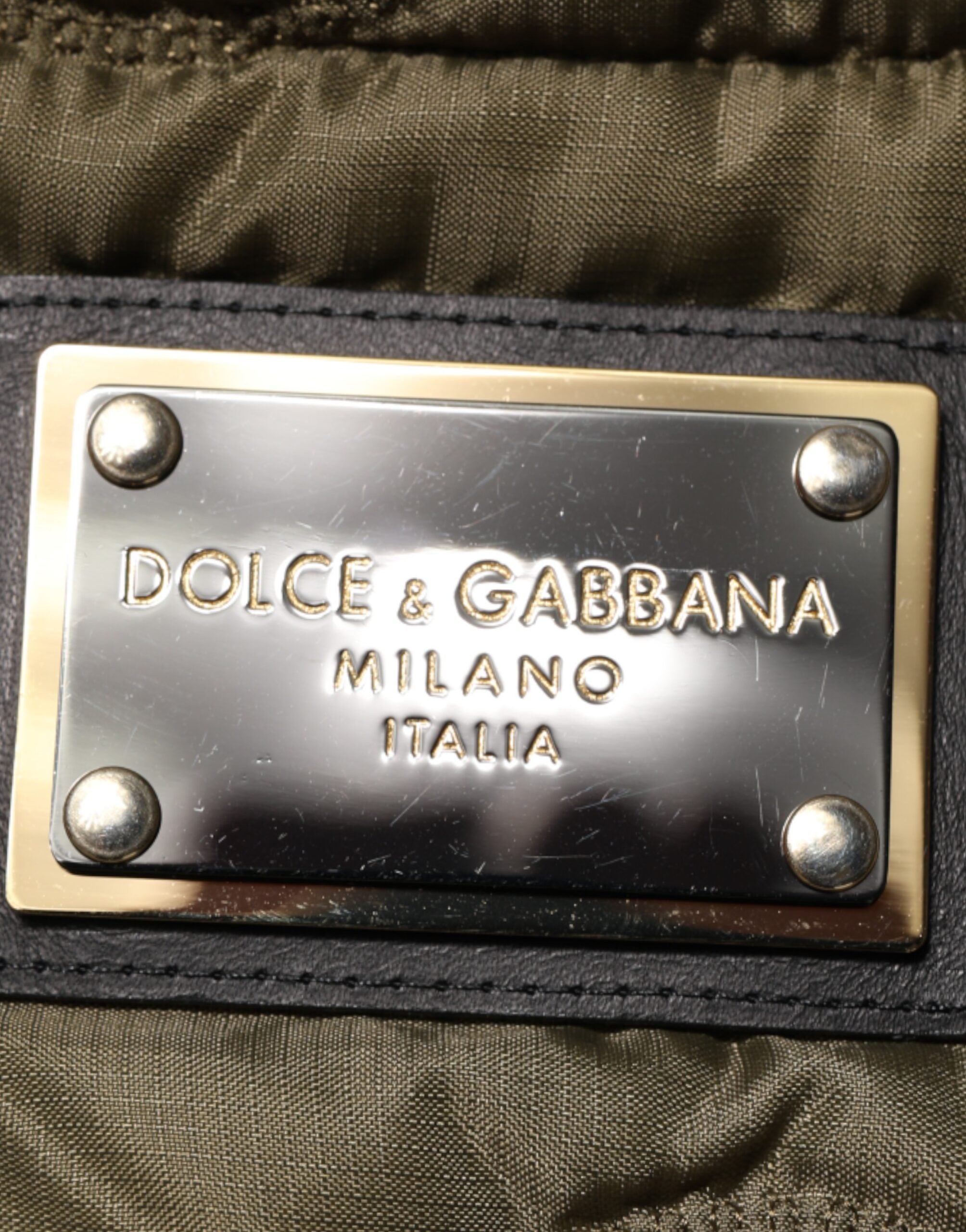 Multicolor Patchwork PolyesterQuilted Jacket