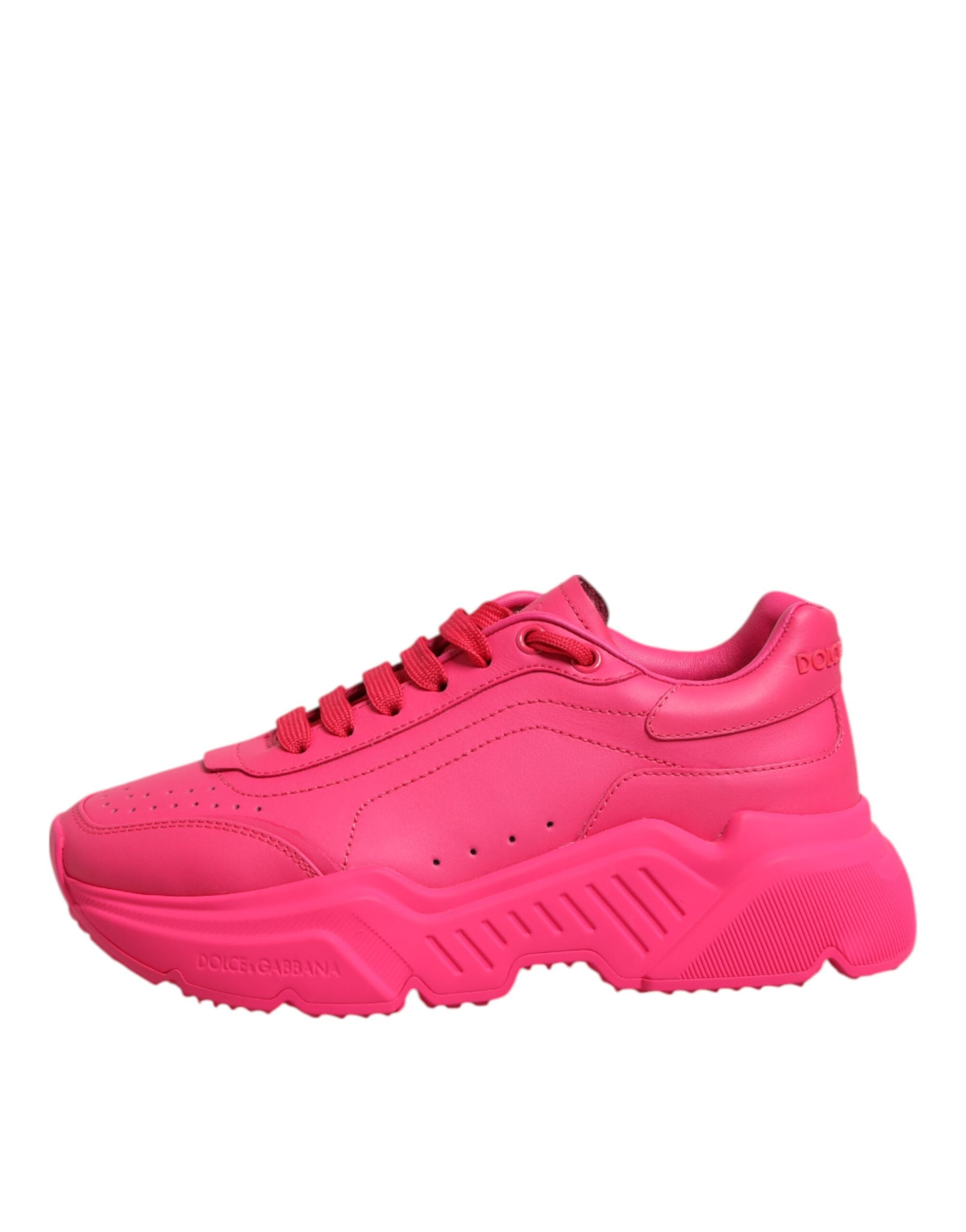 Pink Leather Daymaster Low Top Sneakers Shoes