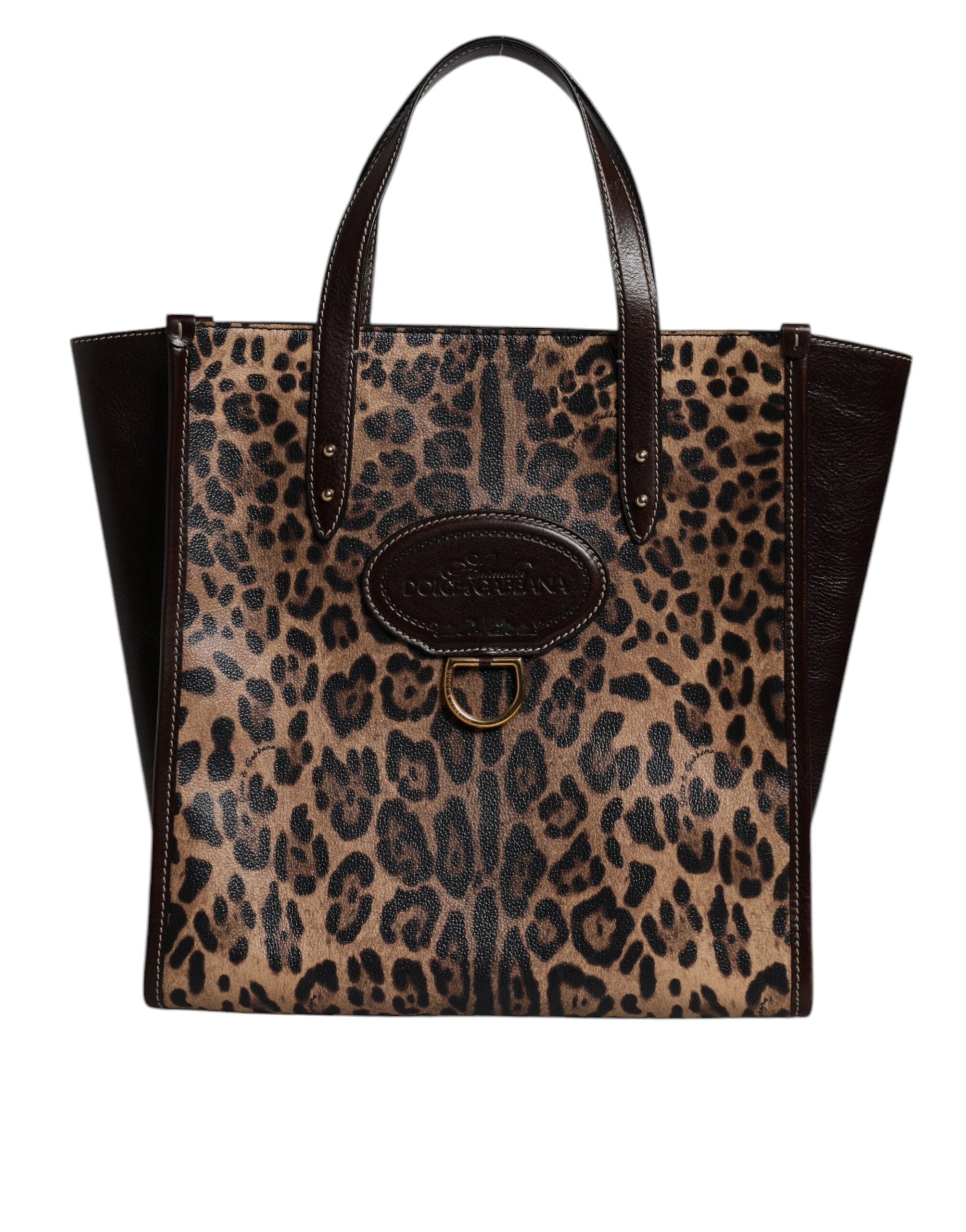 Multicolor Leopard Shopping Tote Shoulder WomenBorse Bag