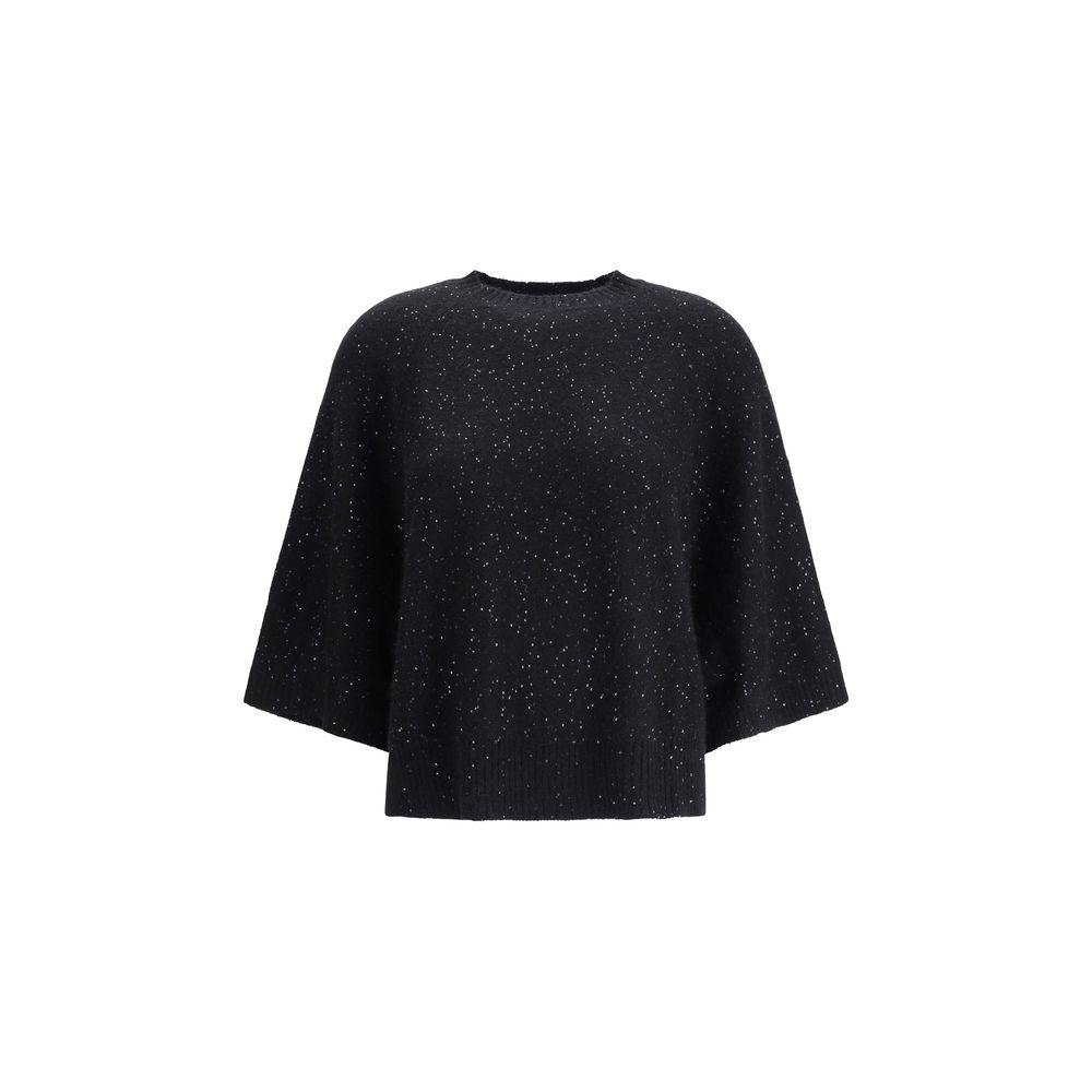 Black Fleece Wool Sweatshirt