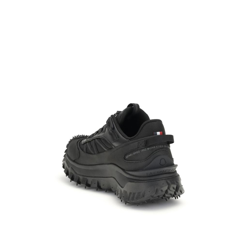 Black Calf Leather Bos Taurus Athletic Sneakers