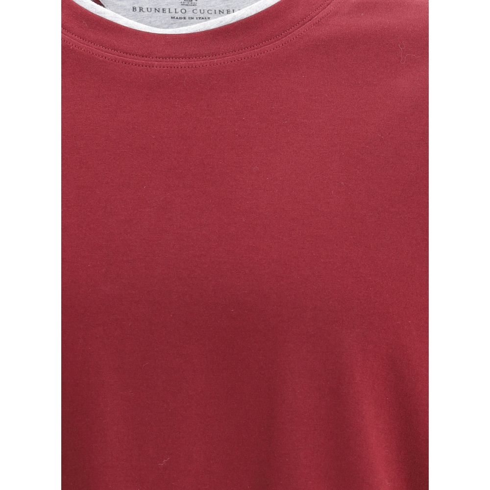 Bordeaux Cotton T-Shirt