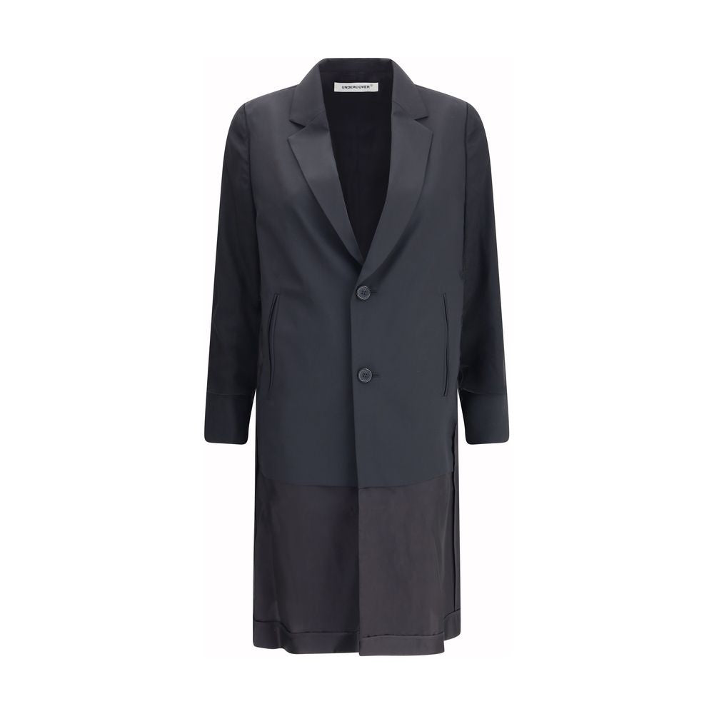 Black Polyester Coat