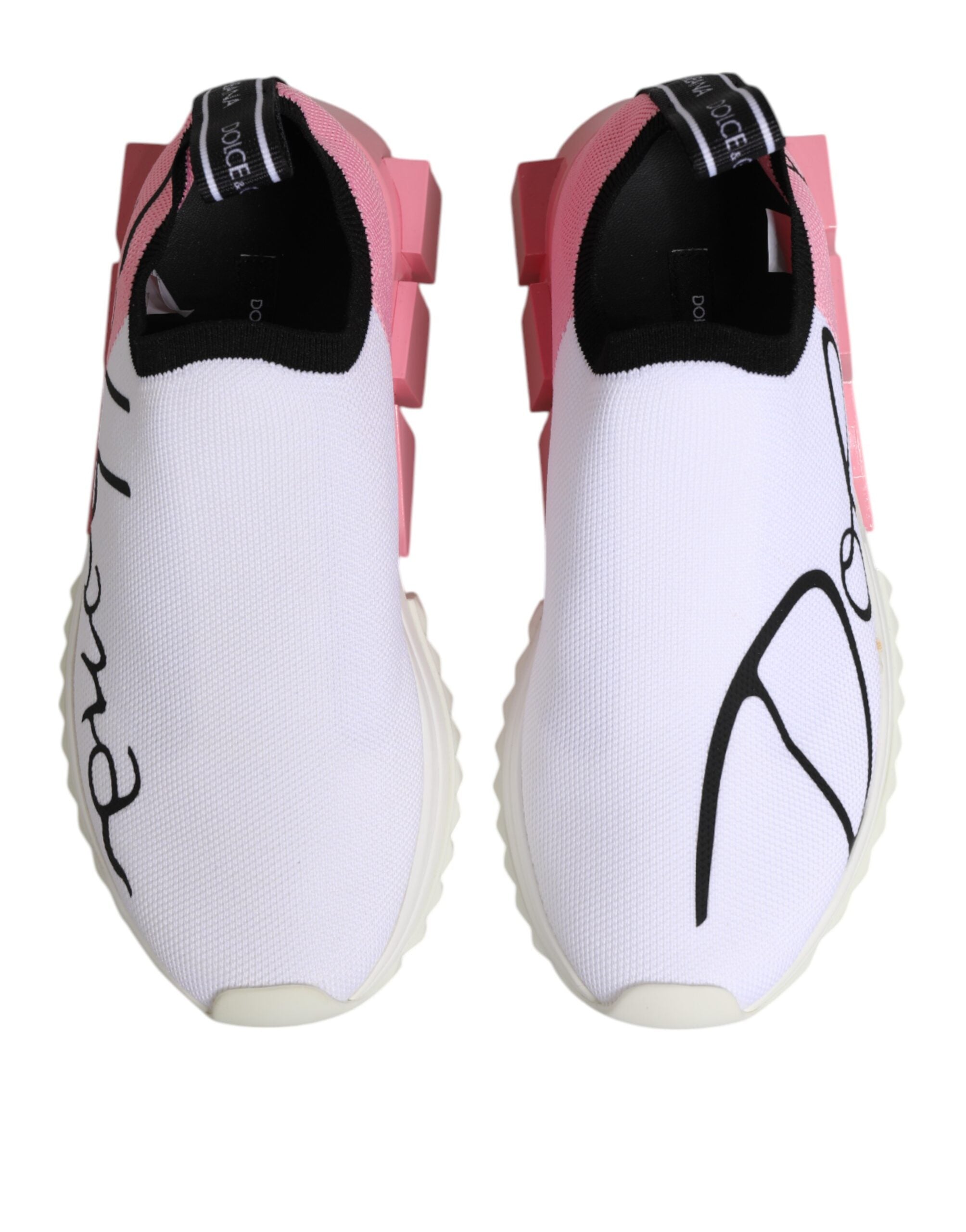 White Pink Low Top Sorrento Sneakers Shoes