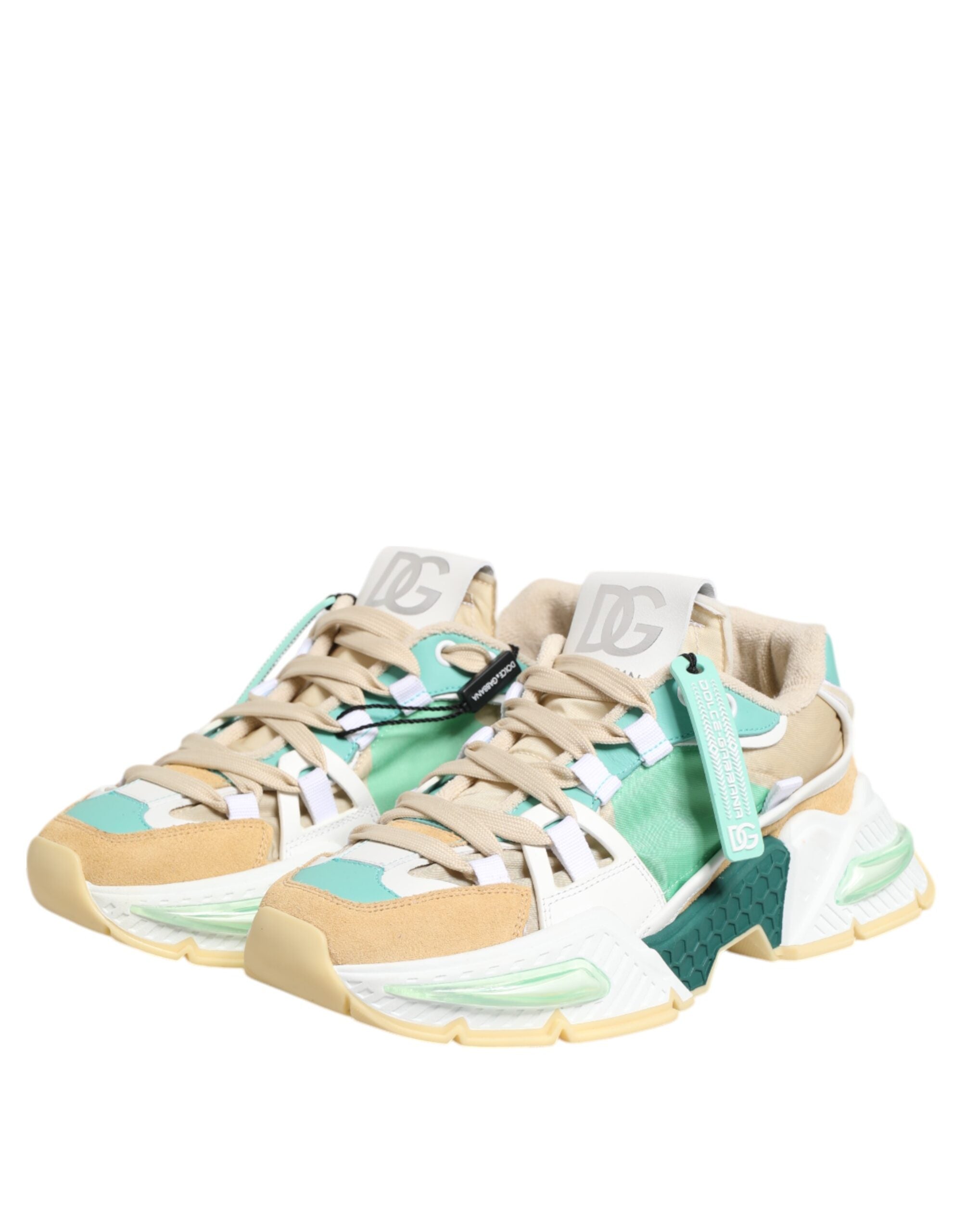 Multicolor Leather Airmaster Low Top Sneakers Shoes