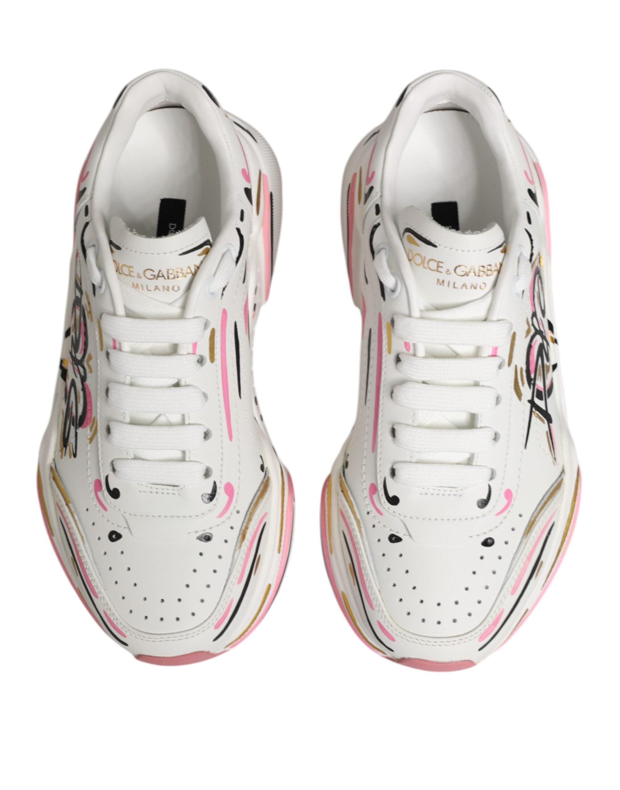 Multicolor Hand Painted DAYMASTER Sneaker Shoes