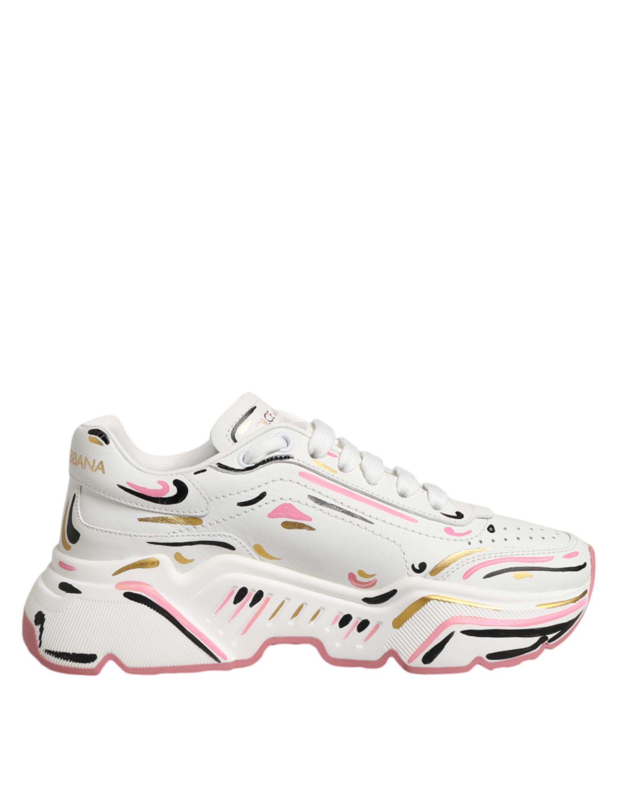 Multicolor Hand Painted DAYMASTER Sneaker Shoes