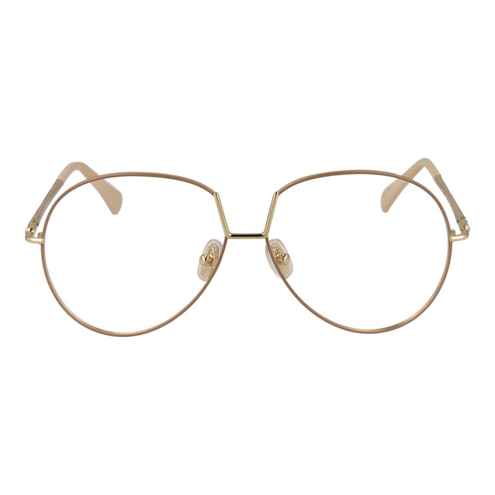Beige Metal Glasses (Frames)