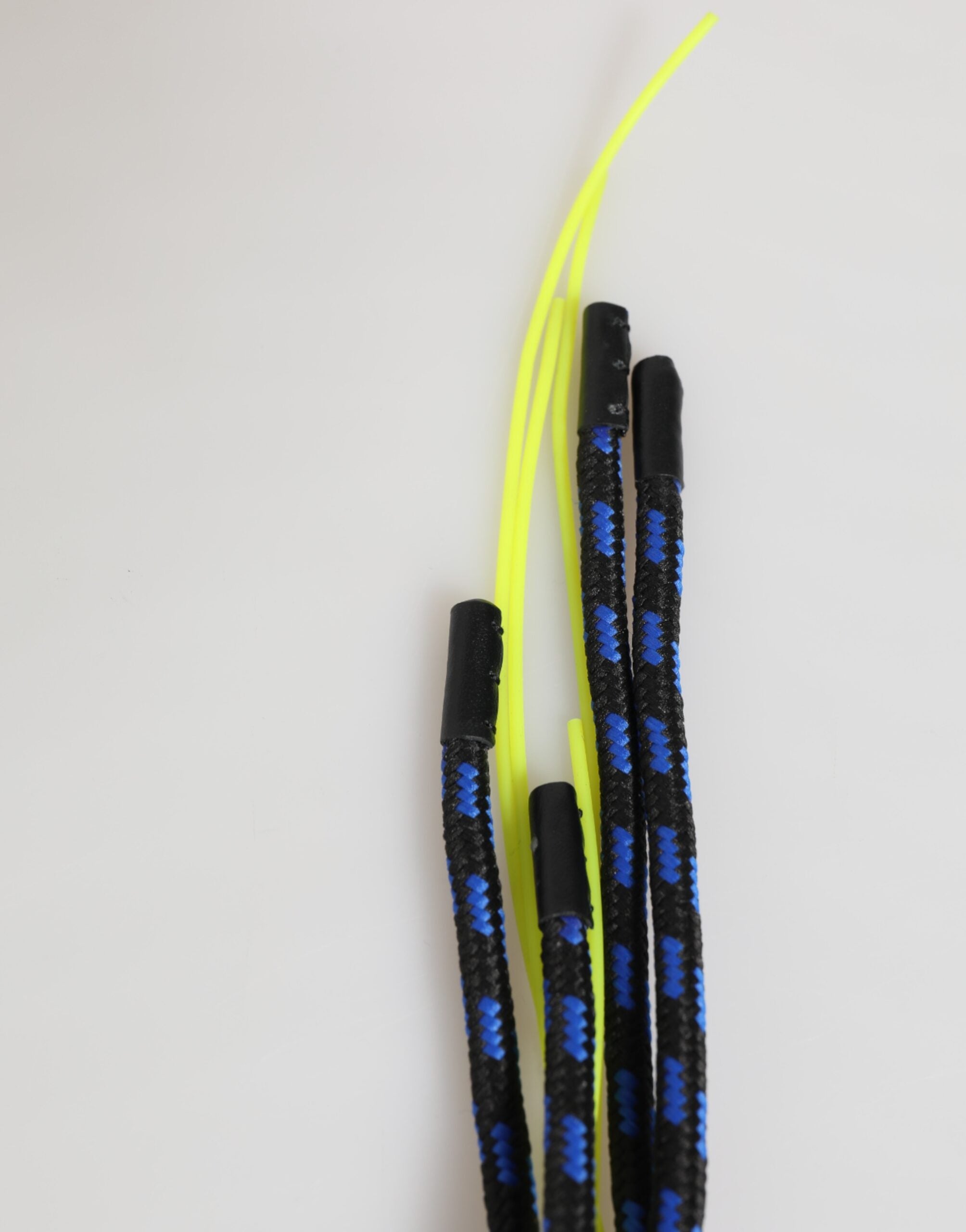 Multicolor Leather Tape String DG Logo Keychain Keyring