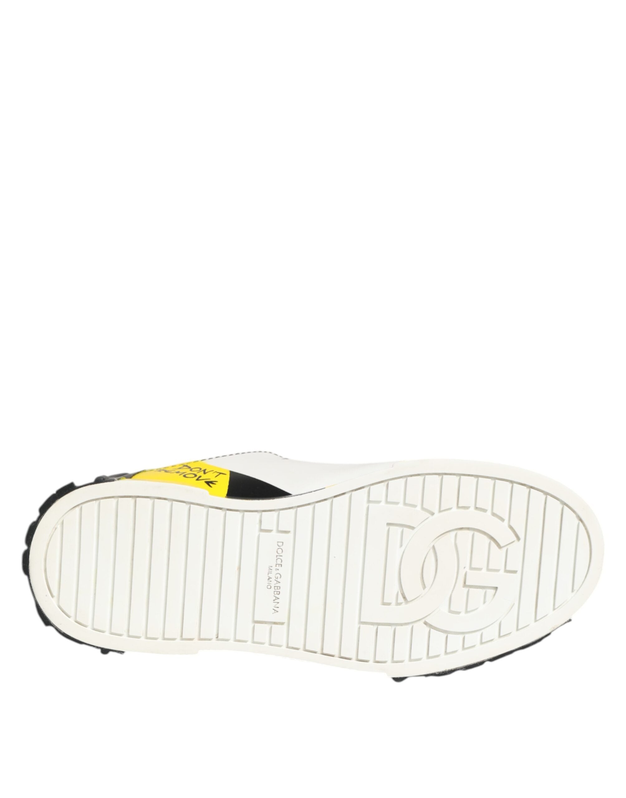 Multicolor Lettering Portofino Sneakers Shoes