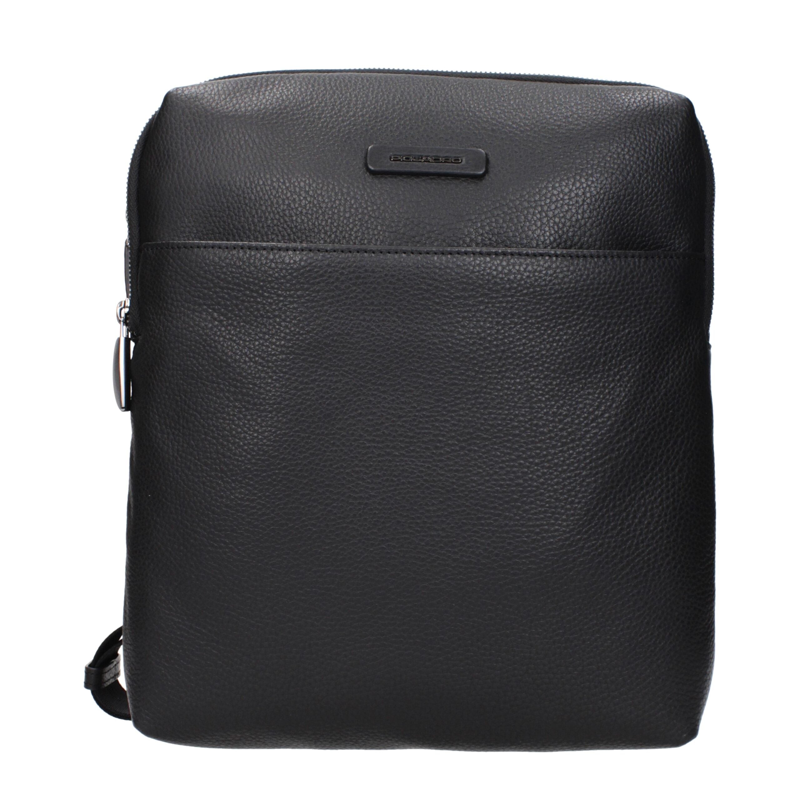 Black Leather Crossbody Bag