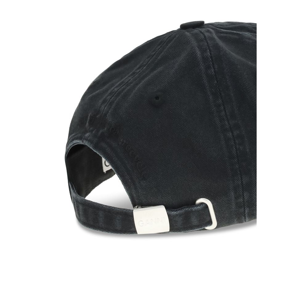 Black Cotton Cap (Baseball Hat)