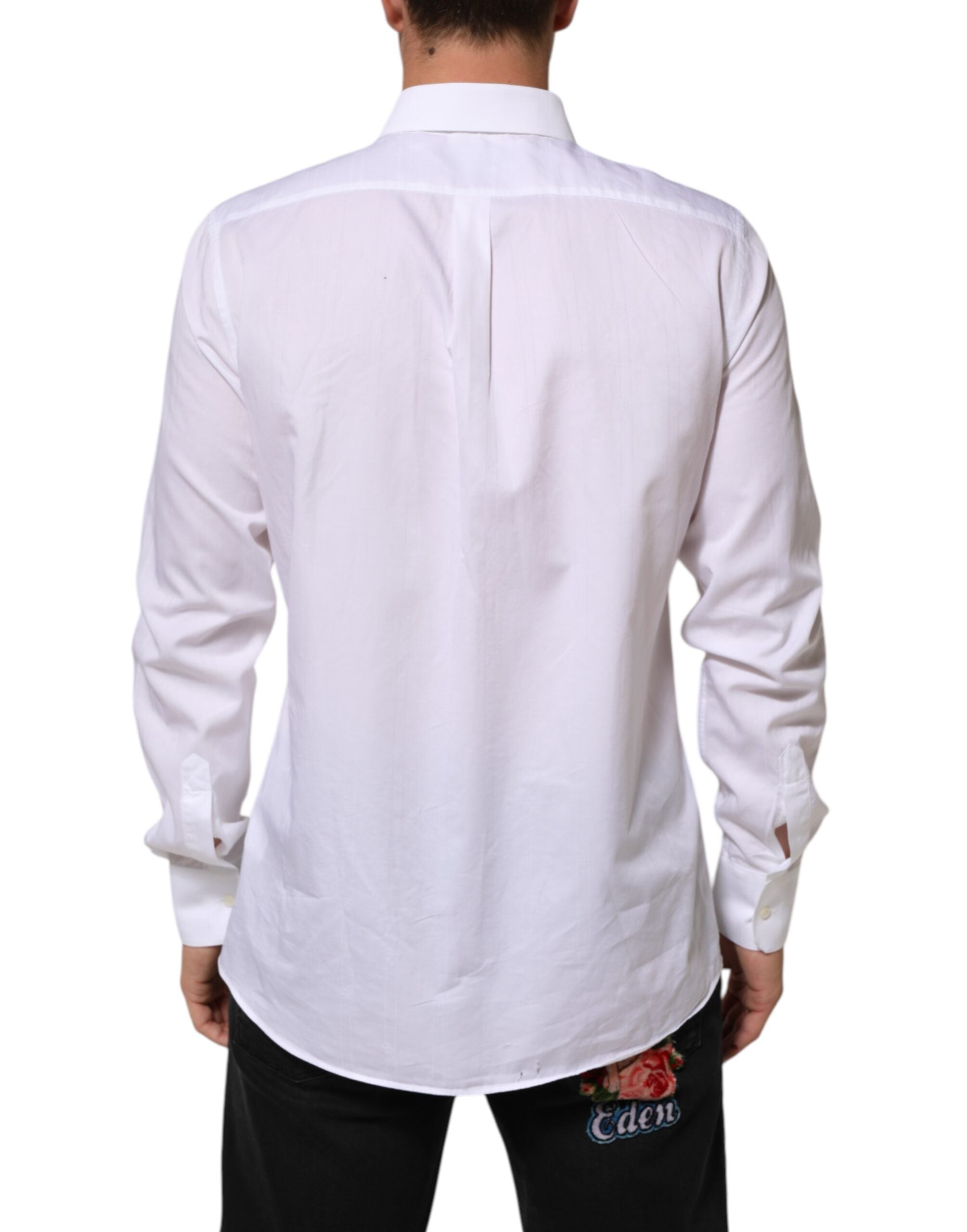 White Cotton MARTINI Men Formal Dress Shirt