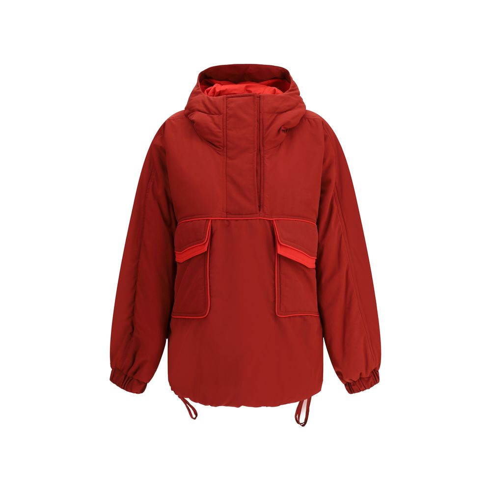 Red Polyamide Shell Jacket