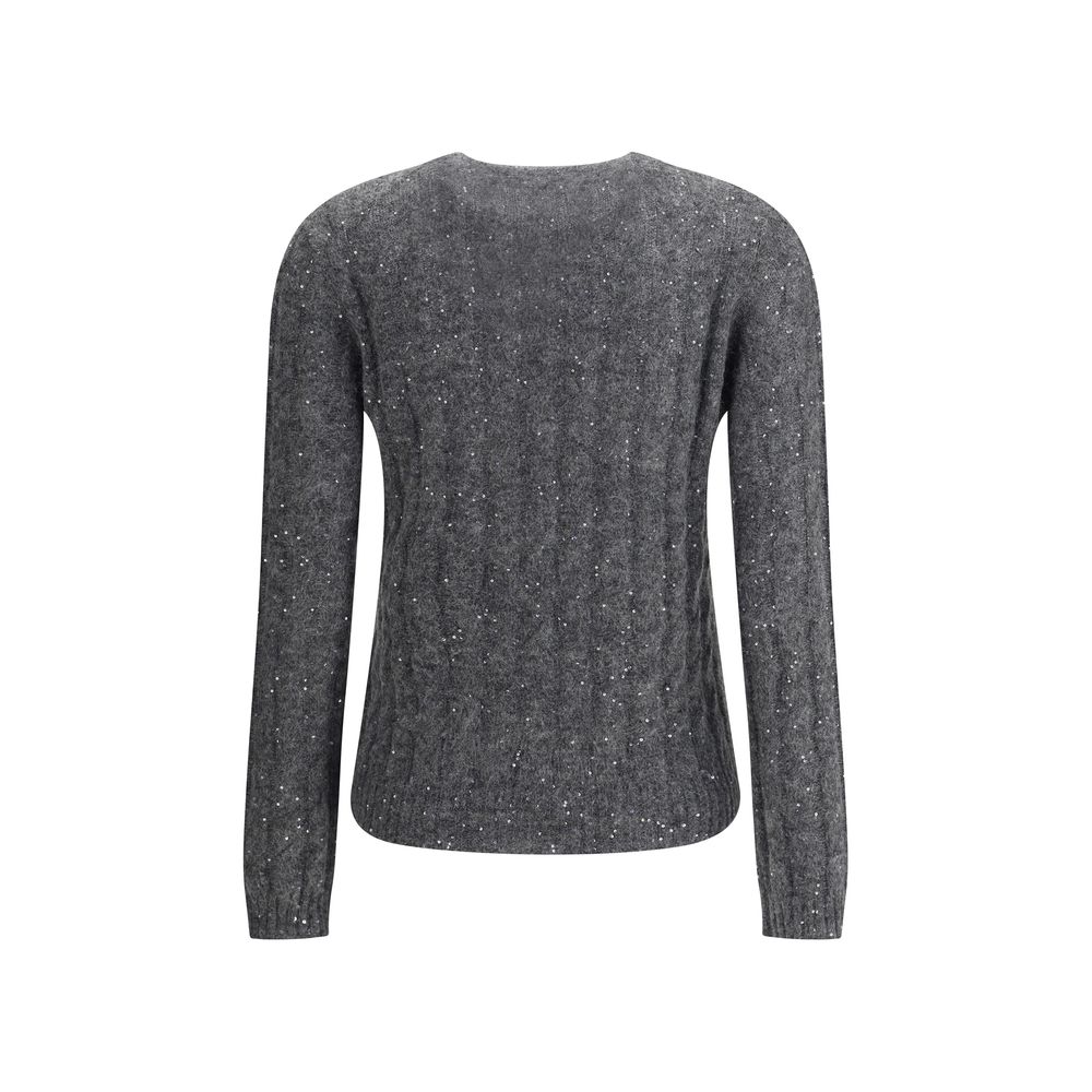 Gray Mohair Sweatshirt