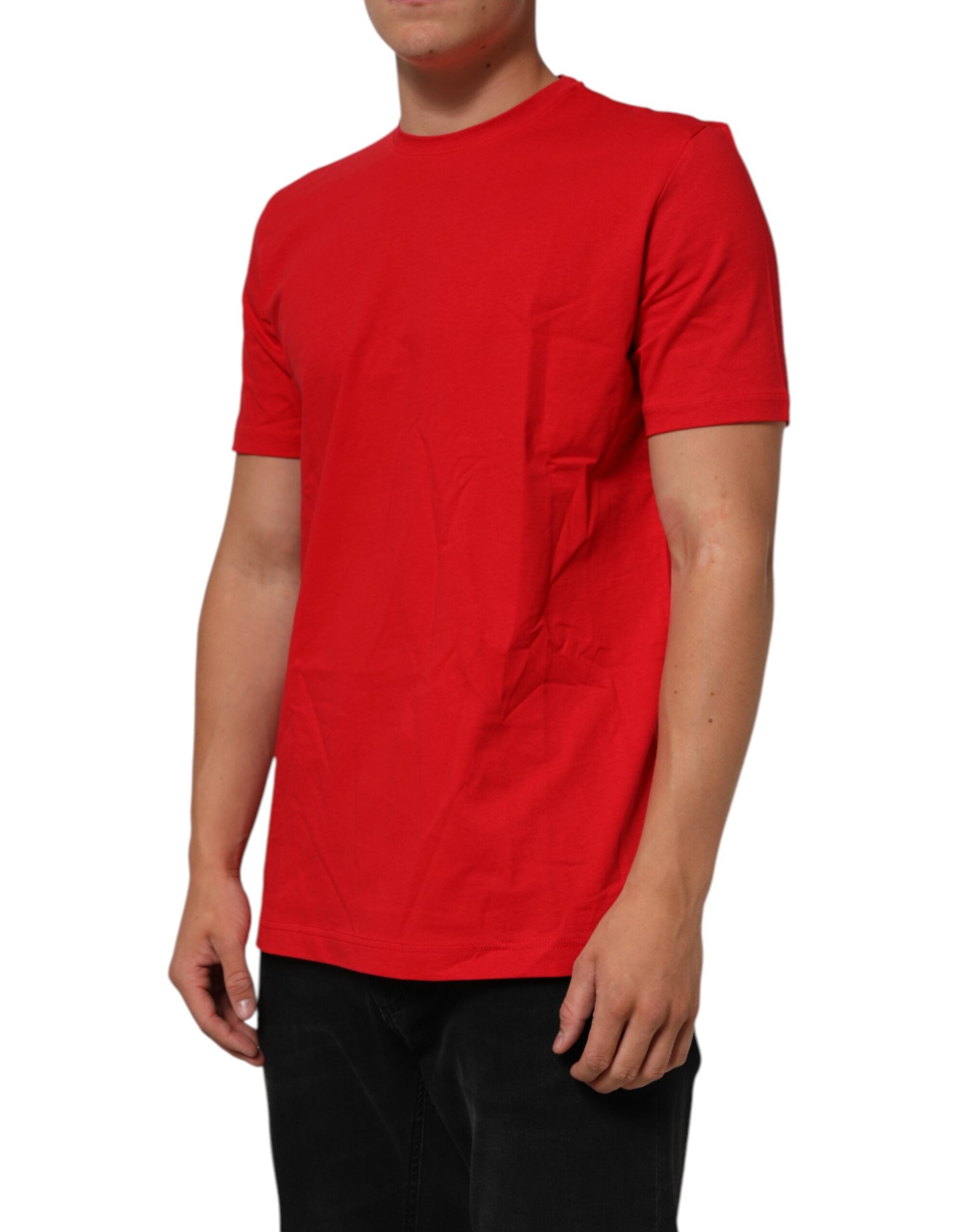 Red Goodluck 2023 Cotton Crew Neck T-shirt