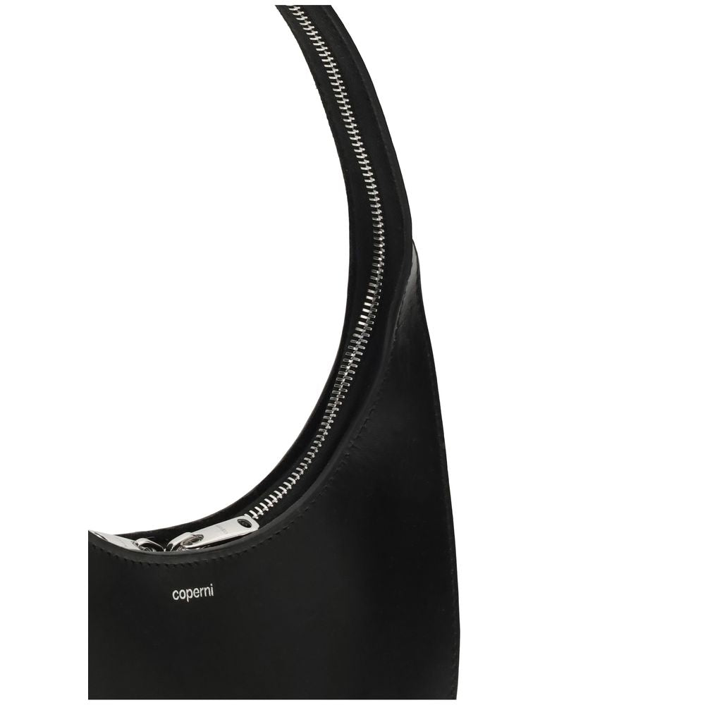 Black Leather Shoulder Bag