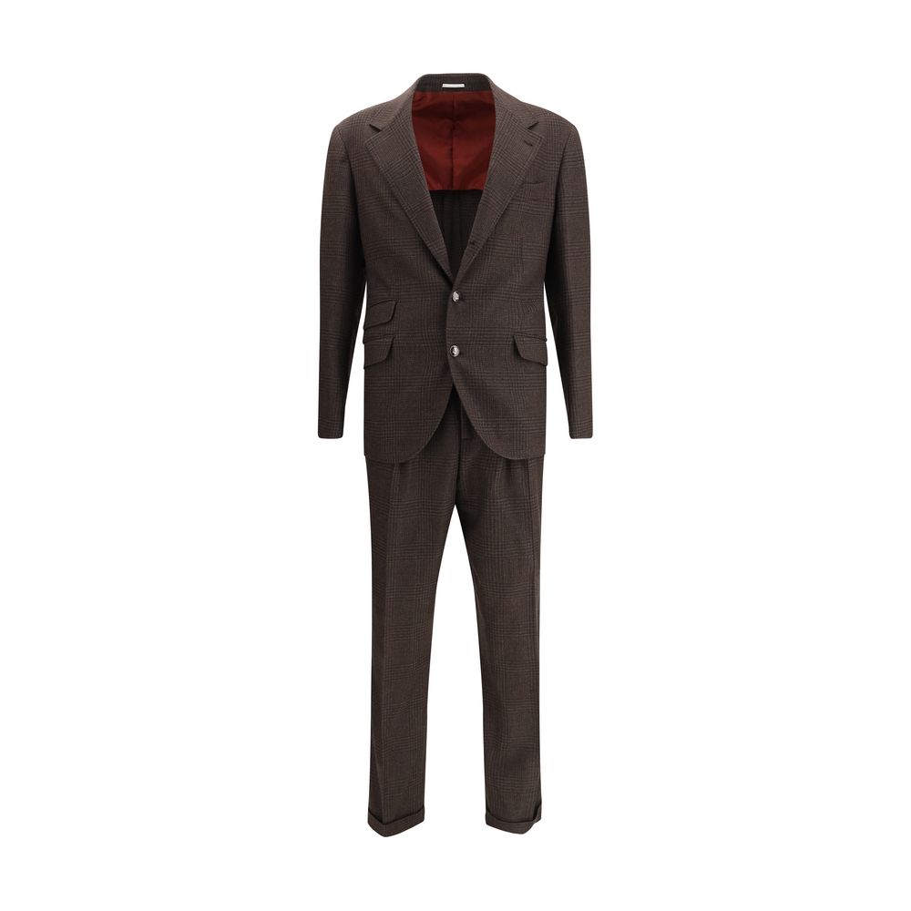 Brown Wool Two-Piece Suit