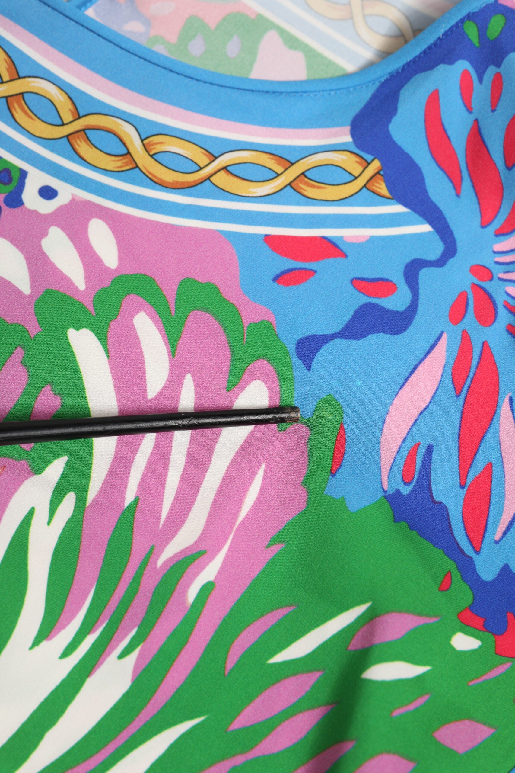 Multicolor Floral Printed Tunic Blouse Top