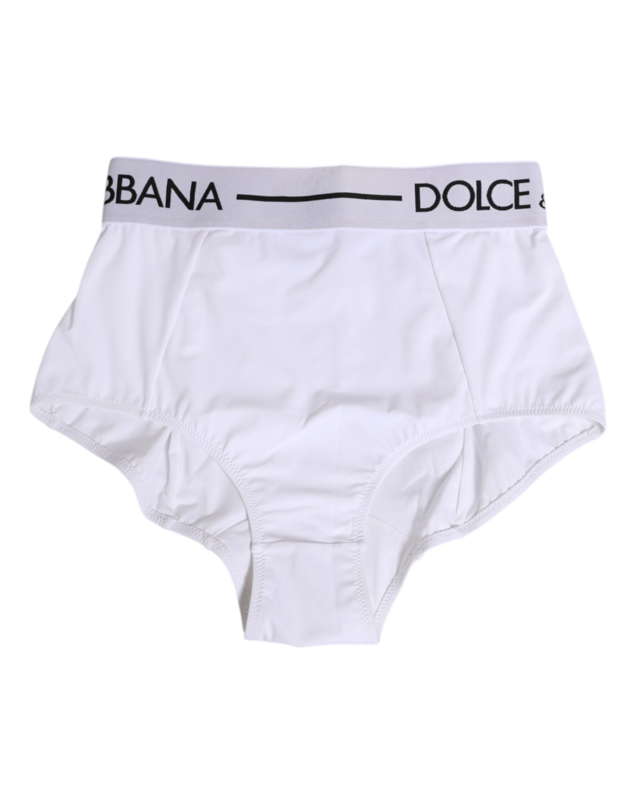 White Nylon Logo Waistband Coulotte Underwear
