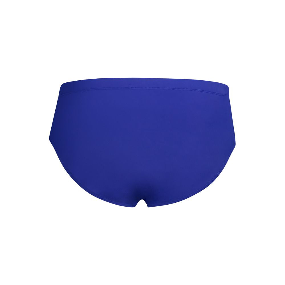 Blue Elastane Swimwear