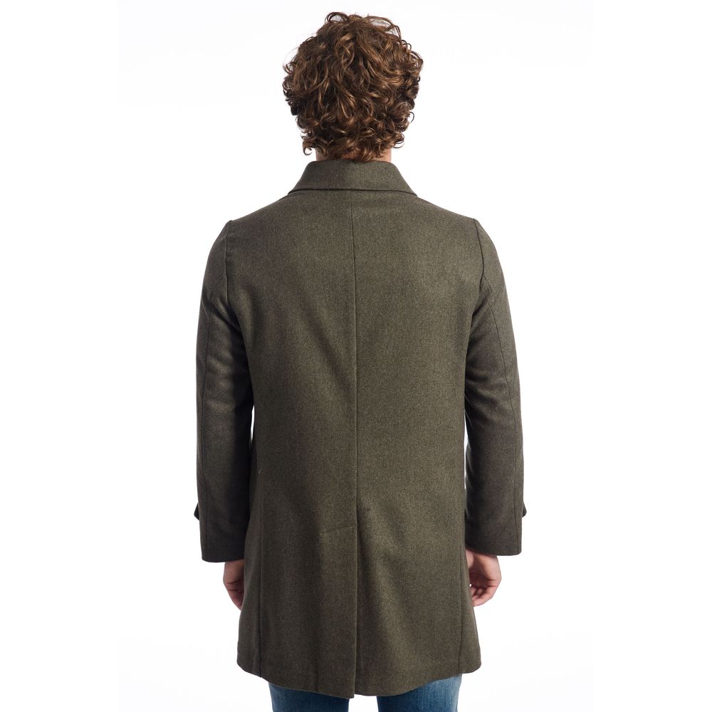 Green Wool Men's Jacket