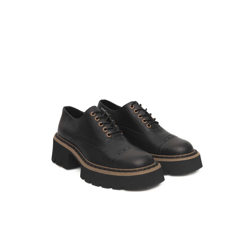 Black Cowhide Women's Shoe