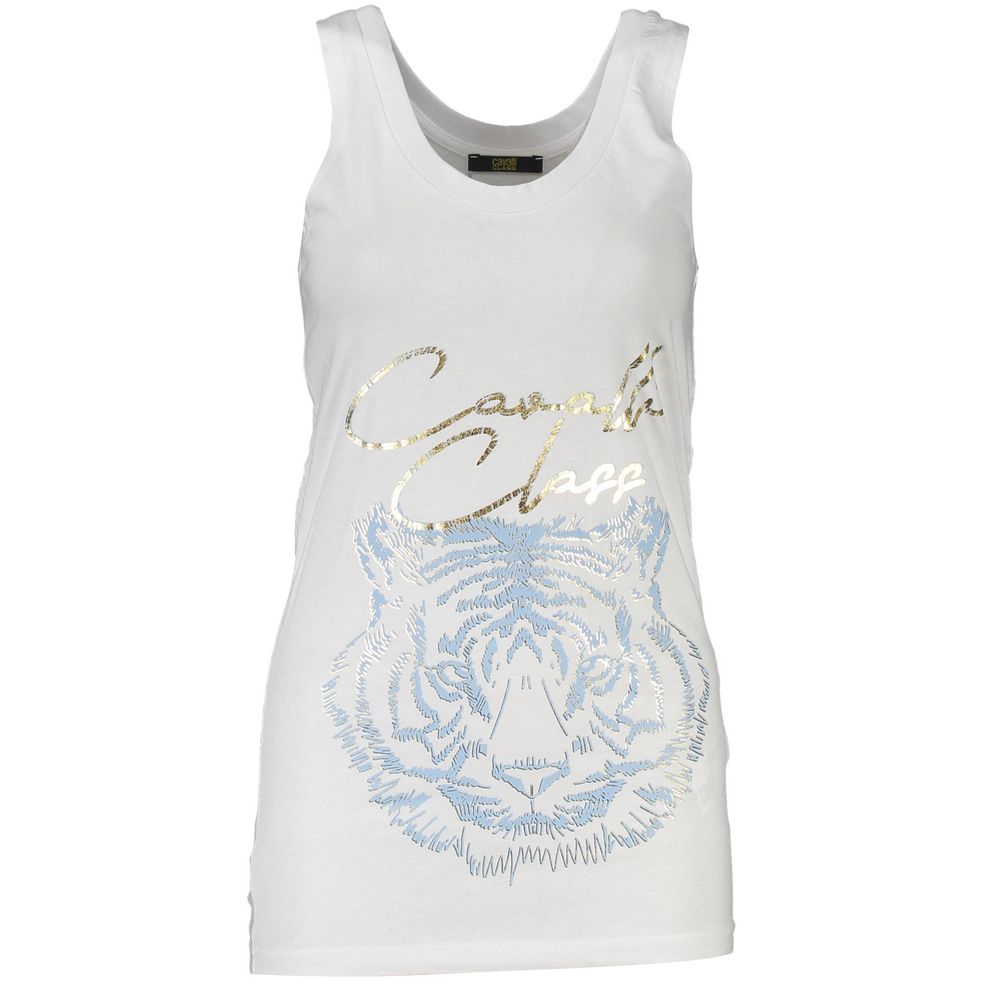 White Cotton Tank Top