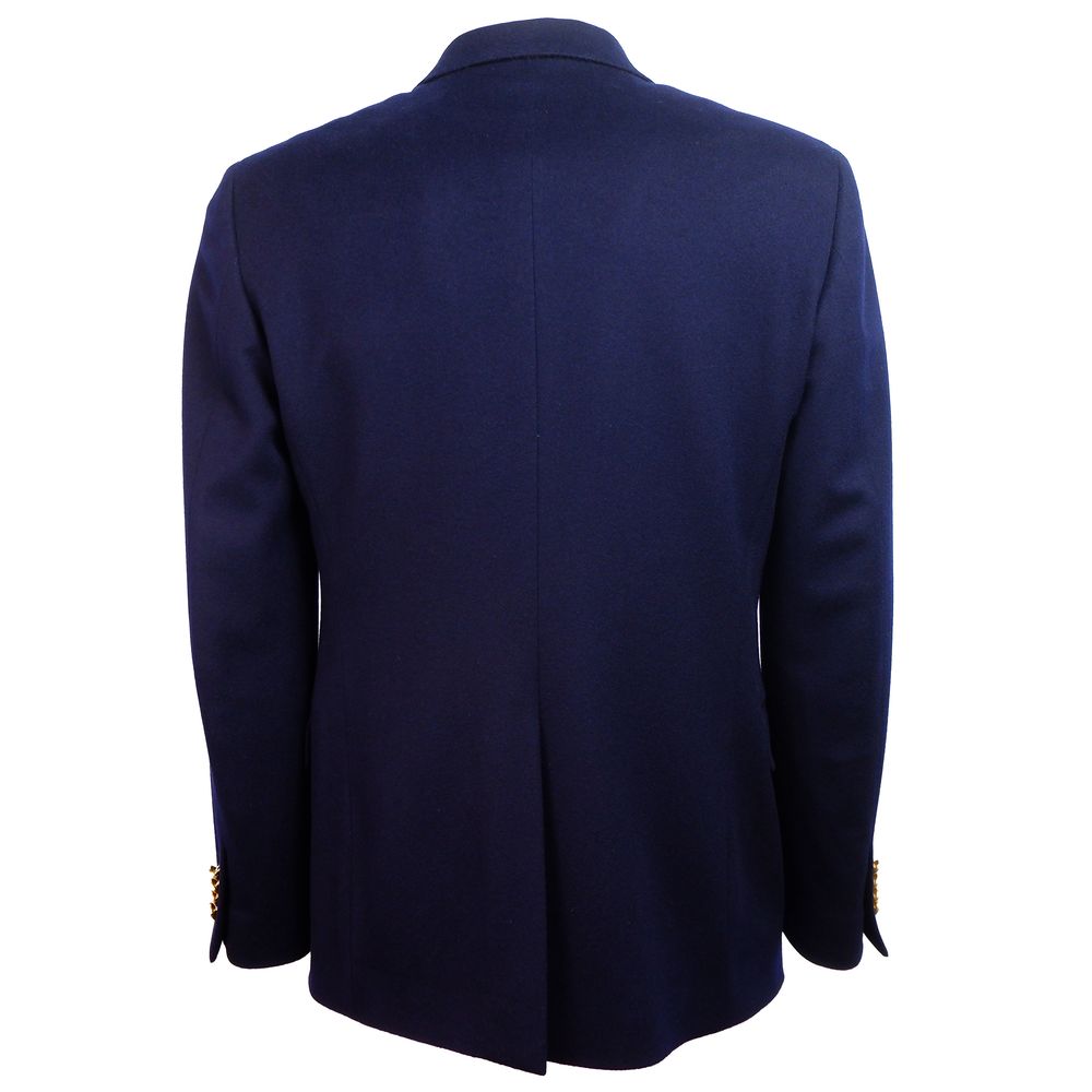 Blue Wool Men's Blazer