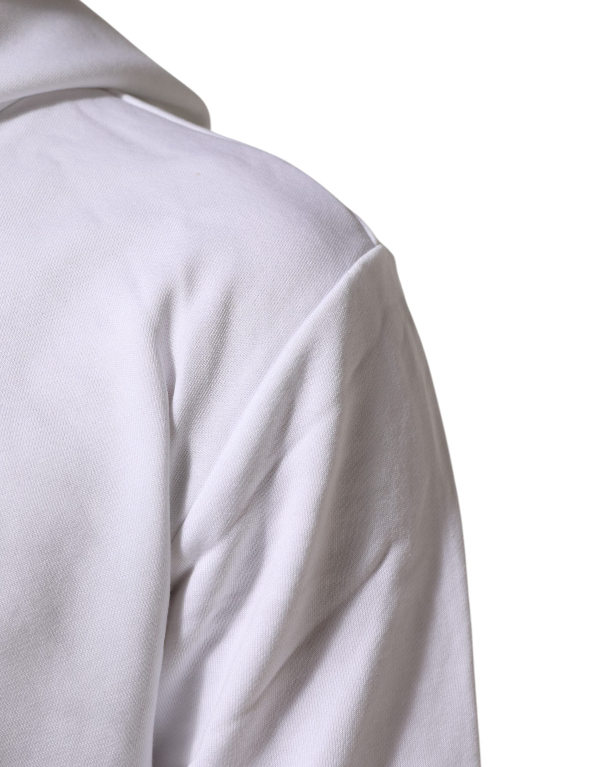 White Sacred Heart Hooded Sweatshirt Sweater