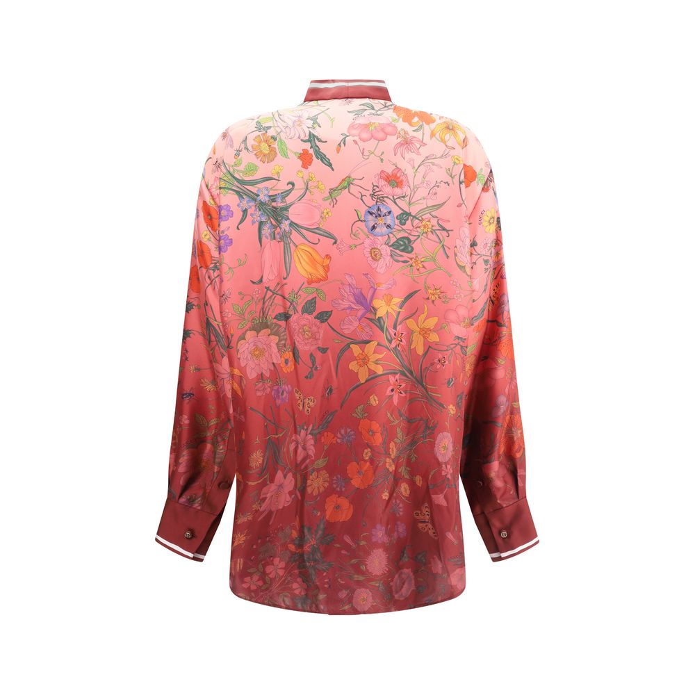 Multicolor Silk Pattern Shirt