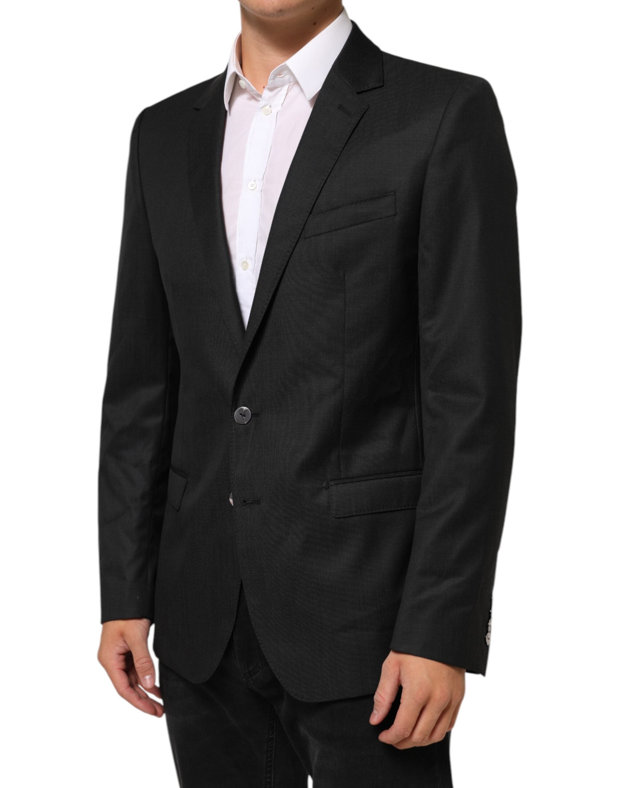 Black Single Breasted Men Coat MARTINI Blazer